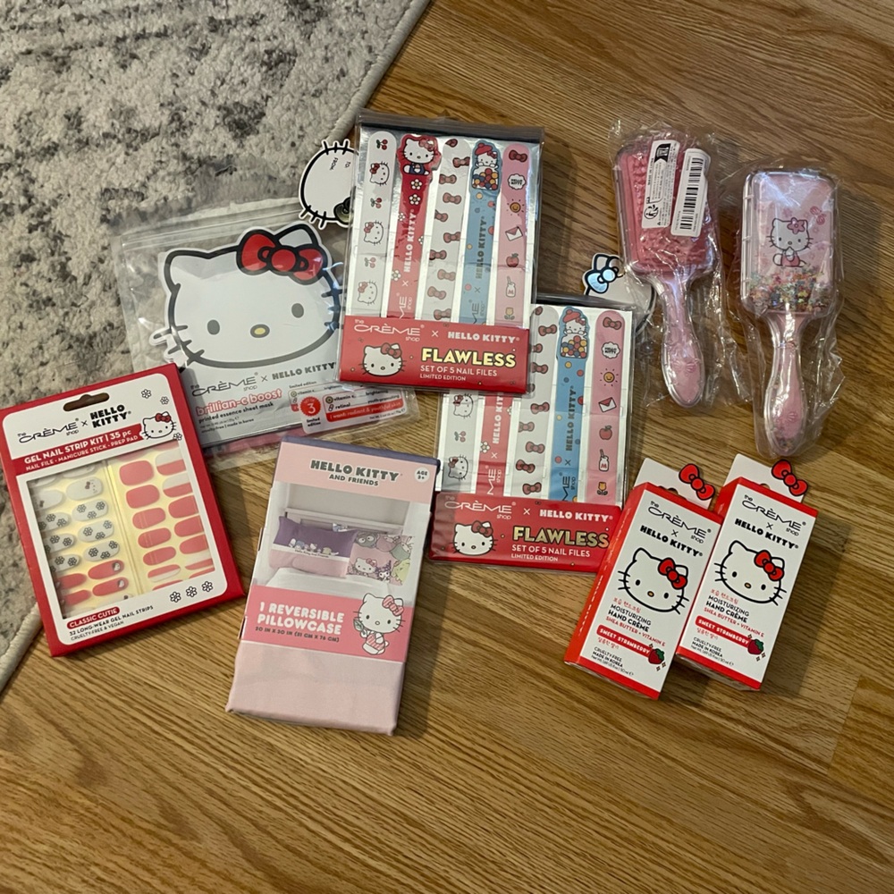 Hello Kitty Gift Lot – Sleepover Goodies for Little Girls
